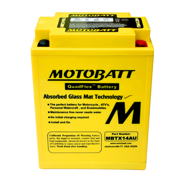 Motobatt MBTX14AU batteri - Batterier - D2773 - 1