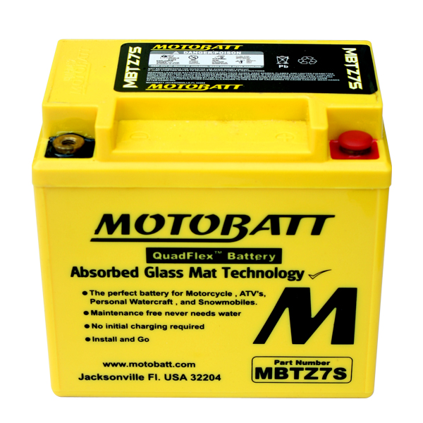 Motobatt MBTZ7S batteri - Batterier - D2763 - 1