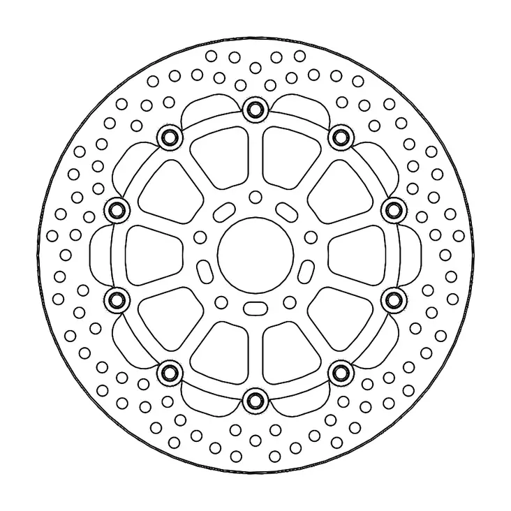 Moto-Master Halo Bromsskiva fram KTM: 79 - Bromsskivor - D343003 - 1