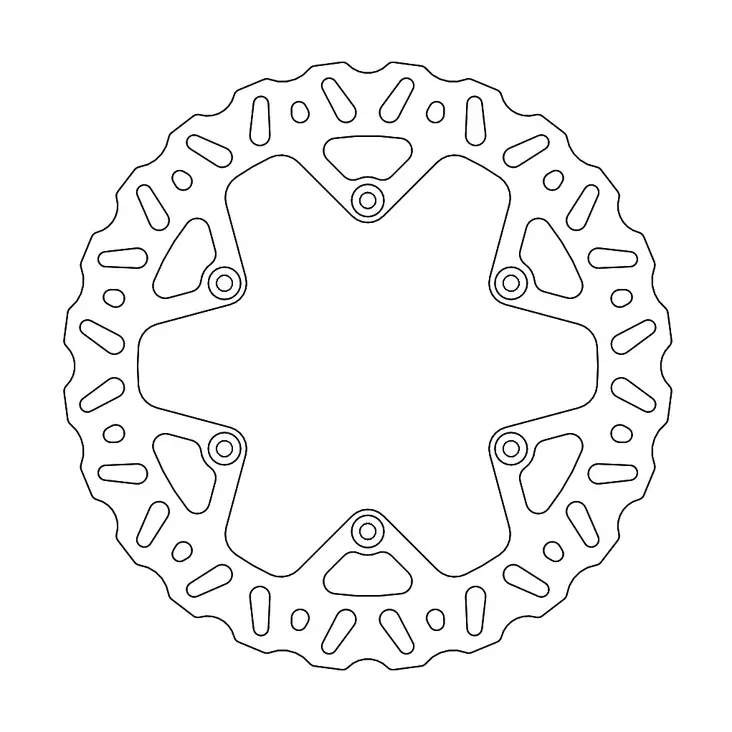 Moto-Master Nitro Bromsskiva bak Yamaha - Bromsskivor - D135243 - 1