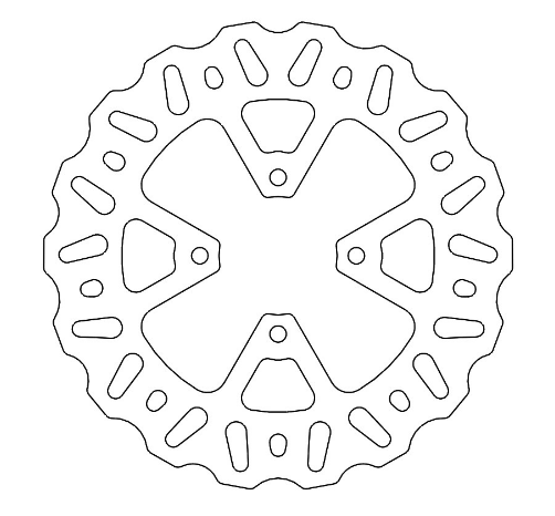 Moto-Master Nitro rear disc KTM: SX65 TC - Bromsskivor - D462373 - 1