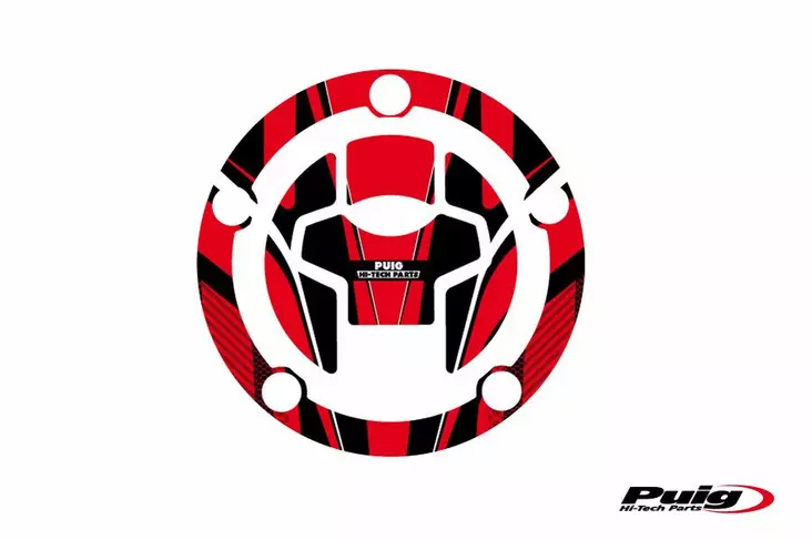 Puig Fuel Cap Cover Radikal Suzuki C/Red - Modellspecefika dekaler - D186313 - 1