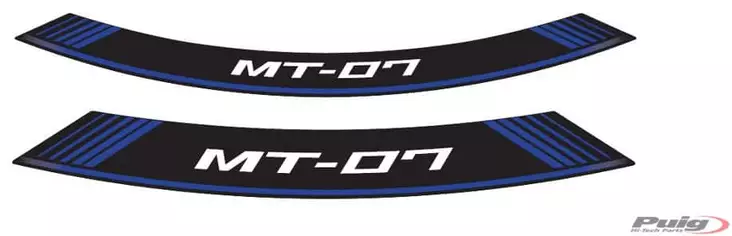 Puig Kit 8 Rim Strips Mt-07 C/Blue - Fälgdekaler - D185783 - 1