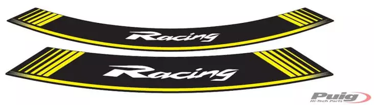 Puig Kit 8 Rim Strips Racing C/Yellow - Fälgdekaler - D182453 - 1