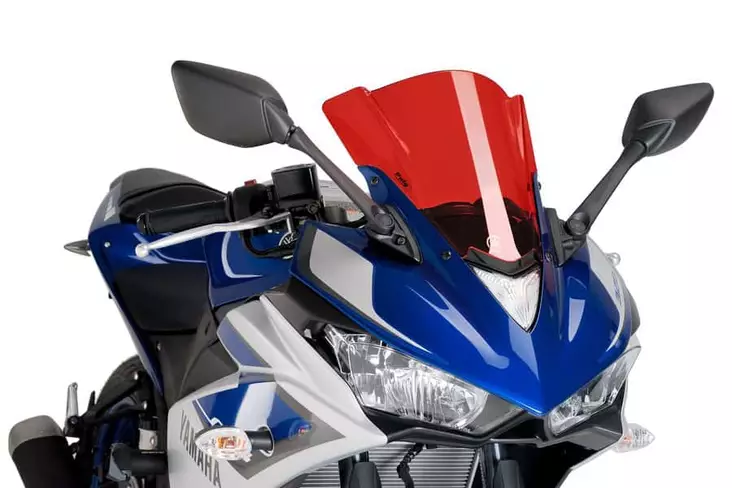 Puig Racing Screen Yamaha Yzf-R3 15'-18' - Vindskydd - D184843 - 1
