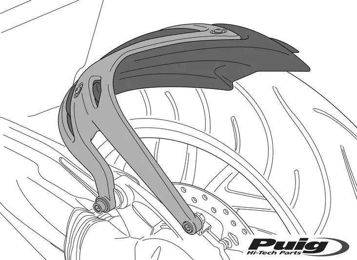 Puig Rear Hugger Bmw F900R/Xr 20' C/Matt - Huggers - D373903 - 1