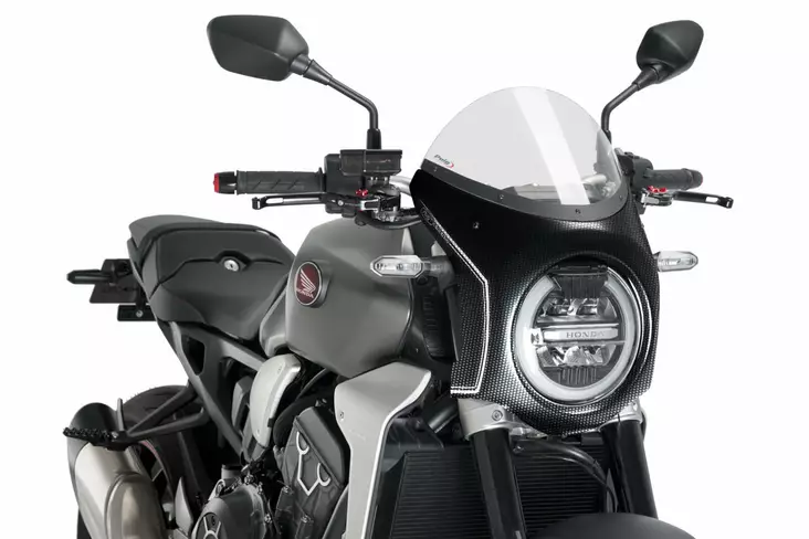 Puig Semifairing C/Simil Carbono Honda C - Kåpor & Vingar Street - D261503 - 1
