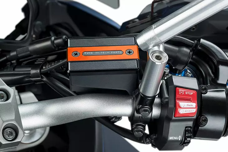 Puig Tank Brake Fluid Yamaha C/Orange - Vätskebehållare & Fästen - D186033 - 1