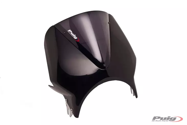 Puig Windscreen Vision Semif. C/Black Sc - Vindskydd - D180063 - 1