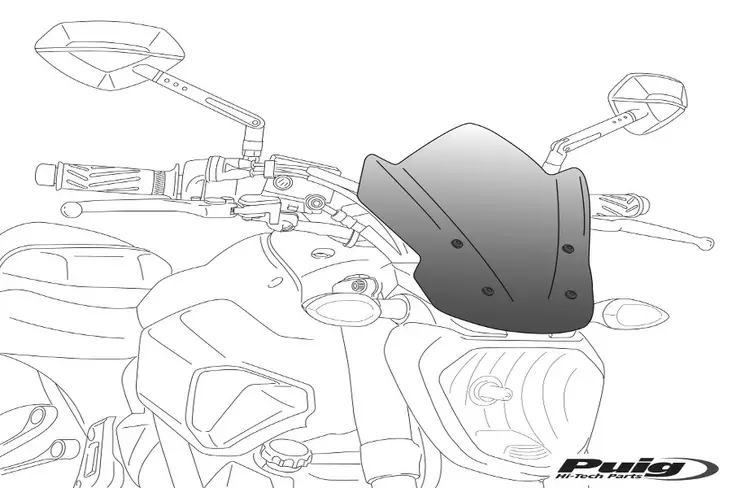 Puig Windshield Special Yamaha Fz1 06-16 - Vindskydd - D181513 - 1