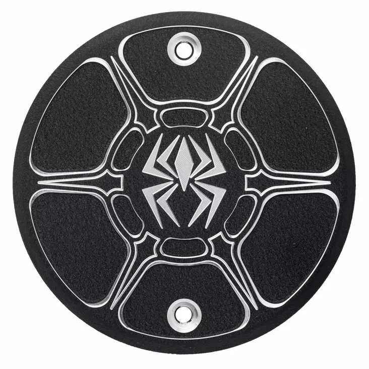 Rekluse Derby Cover - Black Wrinkle - In - Övriga Motordelar - D344363 - 1