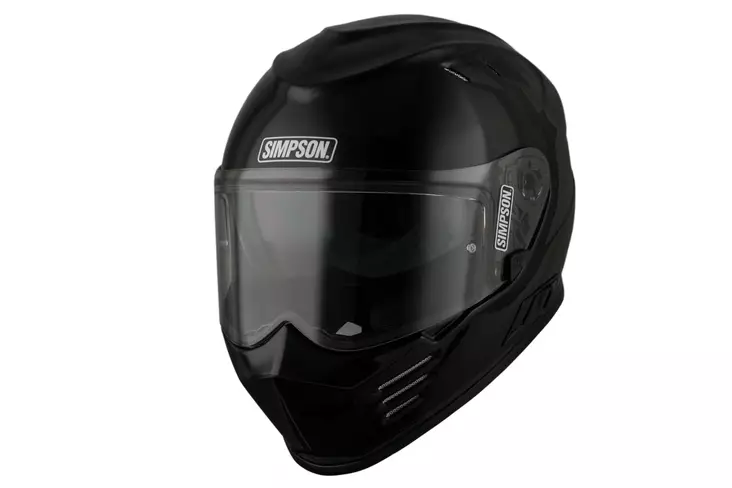 SIMPSON Hjälm Venom 06 solid gloss black - Integralhjälm - D471593 - 1