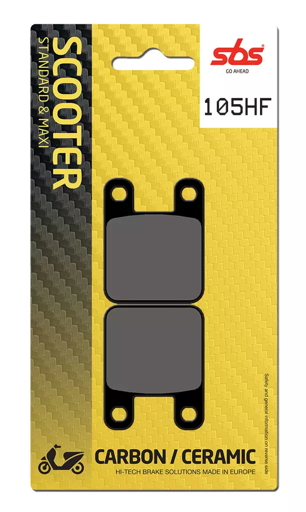 Sbs Bromsklossats Ceramic (559HF) - Bromsbelägg - D106573 - 0