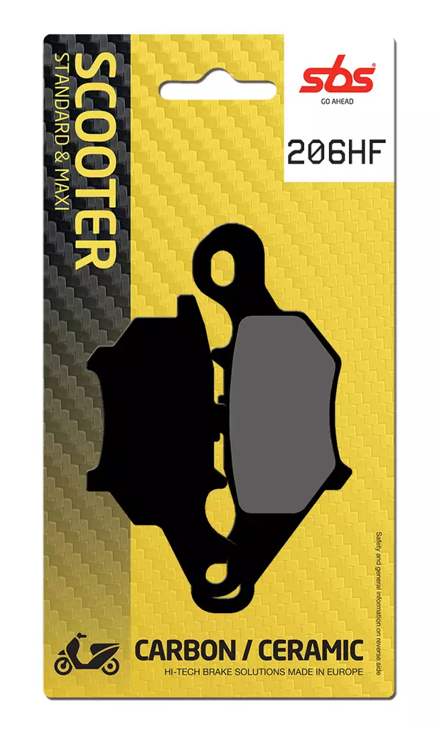 Sbs Bromsklossats Ceramic - Bromsbelägg - D106703 - 1