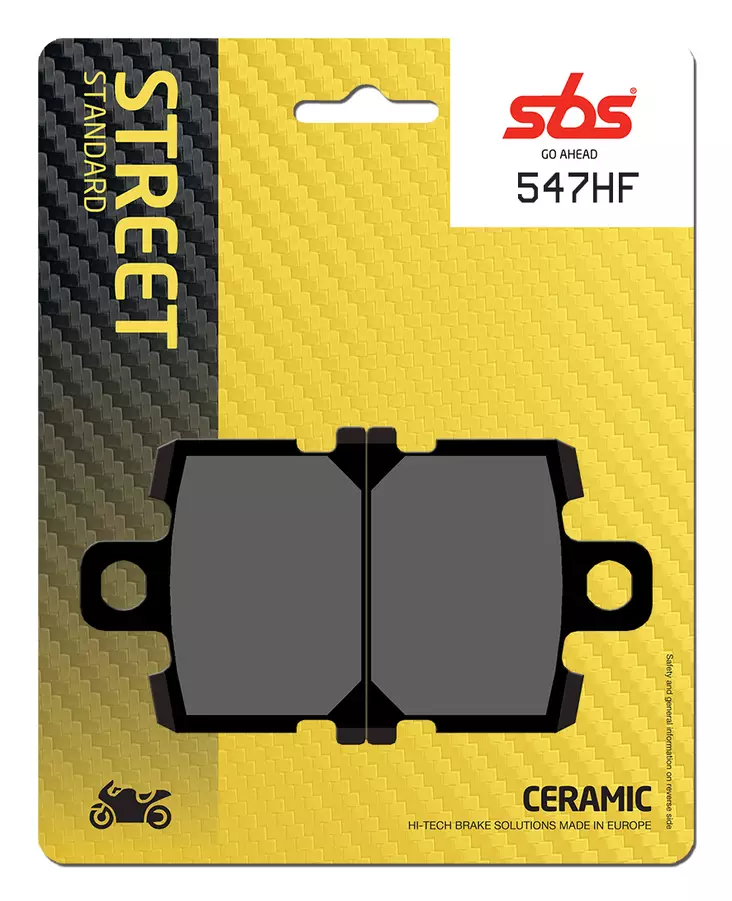 Sbs Bromsklossats Ceramic - Bromsbelägg - D106783 - 0