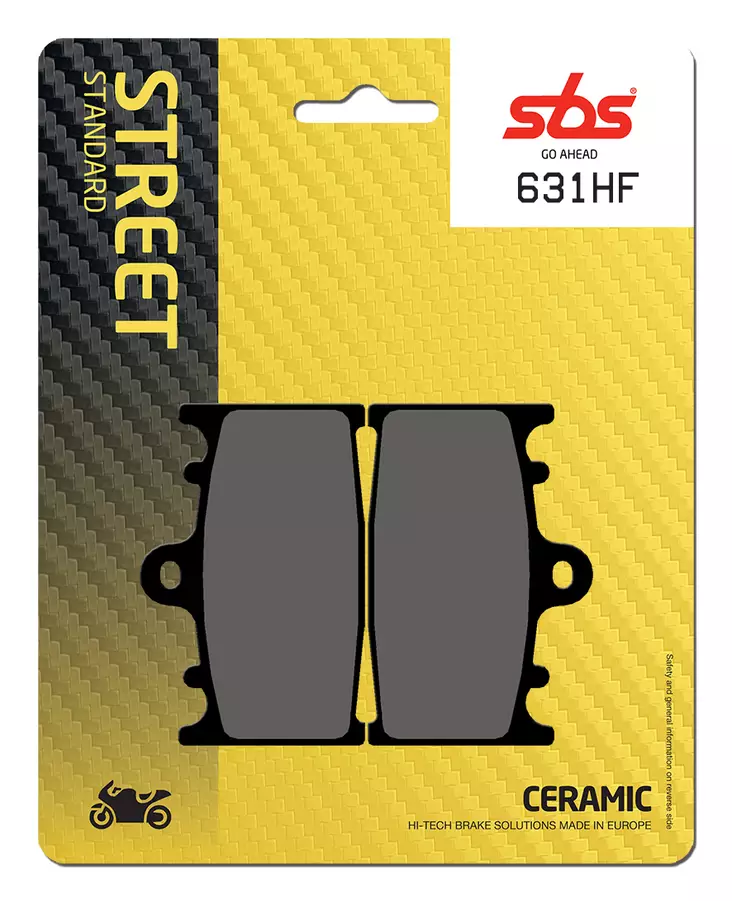 Sbs Bromsklossats Ceramic - Bromsbelägg - D106883 - 0