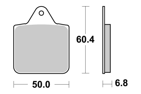 Sbs Bromsklossats Racing Sintered - Bromsbelägg - D113903 - 1