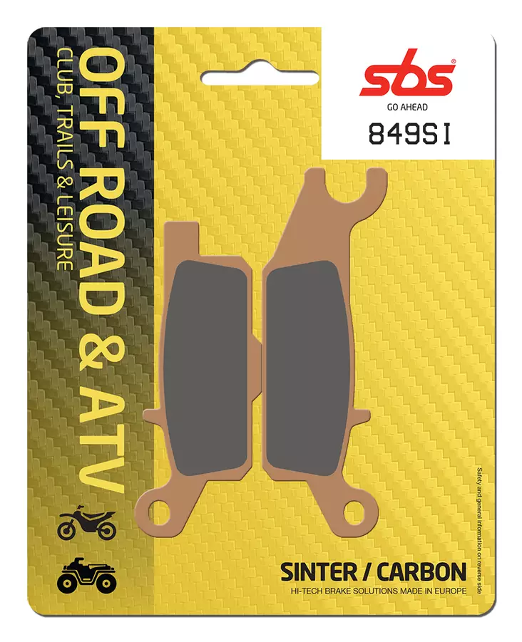 Sbs Bromsklossats Sintered Offroad - Bromsbelägg - D107113 - 0