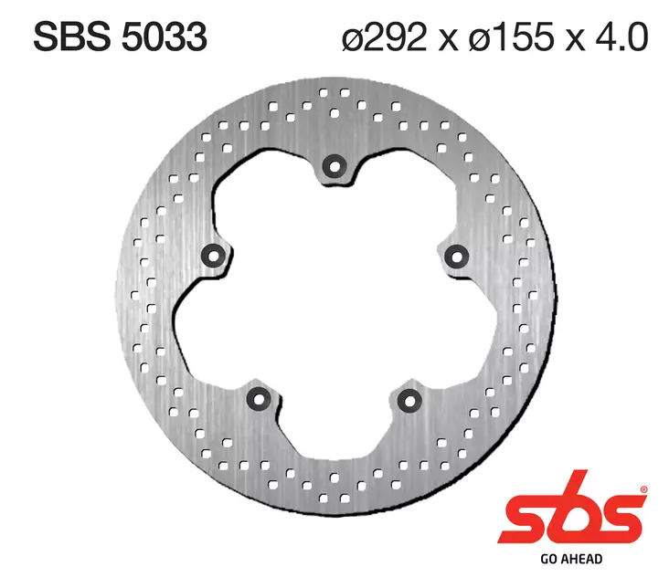 Sbs bromsskiva Standard - Bromsskivor - D131133 - 1