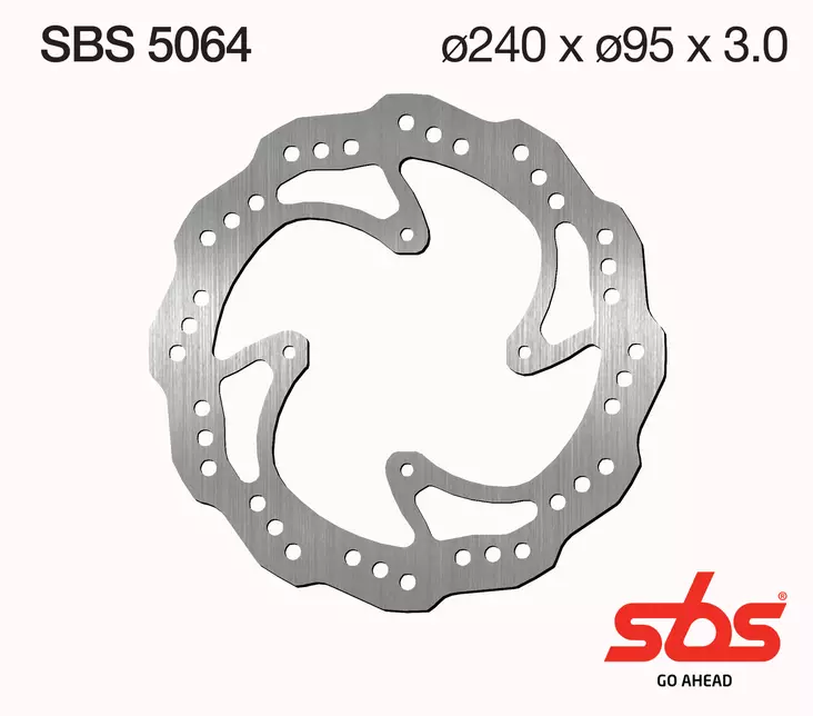 Sbs bromsskiva Standard - Bromsskivor - D131163 - 1