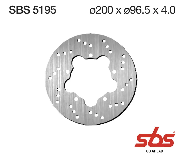 Sbs bromsskiva Standard - Bromsskivor - D131273 - 1