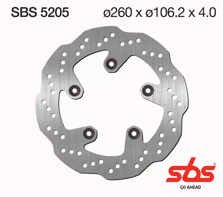 Sbs bromsskiva Standard - Bromsskivor - D131283 - 1
