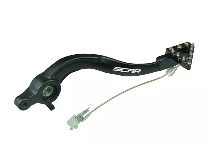 Scar Rear Brake Pedal - 125-350EXC EXCF - Bromspedaler - D461063 - 1