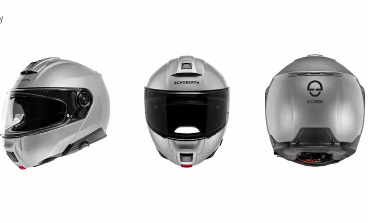 Schuberth Hjälm C5 Silver - Öppna/Öppningsbara hjälmar - D399903 - 1