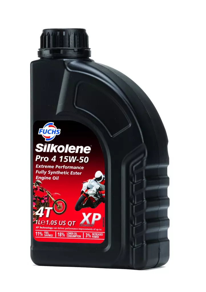 Silkolene Pro 4 15W-50 XP 1L (10) - Motorcykeloljor 4T - D152863 - 1