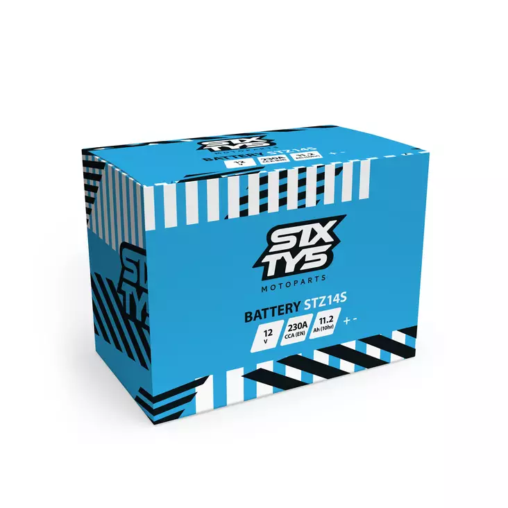 Sixty5 STZ14S Gelbatteri (4) - Batterier - D398033 - 1