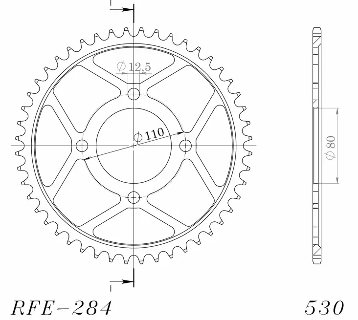 Supersprox / JT Bakdrev Stål 284.48 - Bakdrev - D7053 - 1