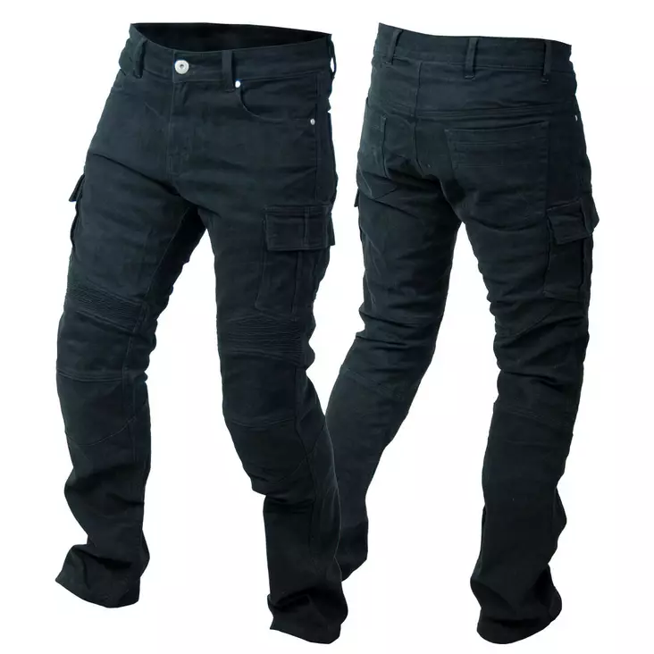 TIMELESS BANDIT KEVLAR JEANS SVART - MC Kläder - 75823 - 1