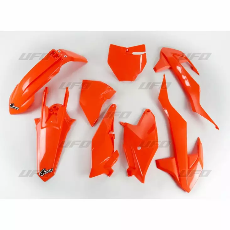 UFO Plastkit 5-delar Fluo Orange KTM SX8 - Plastkit - D136203 - 1