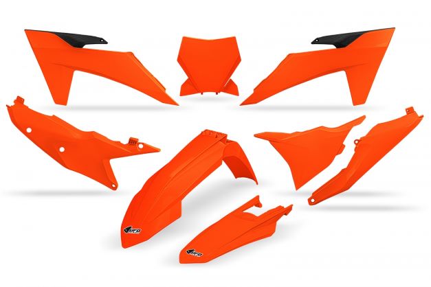 UFO Plastkit 5-delar KTM SX/SXF125-450 N - Plastkit - D440813 - 1