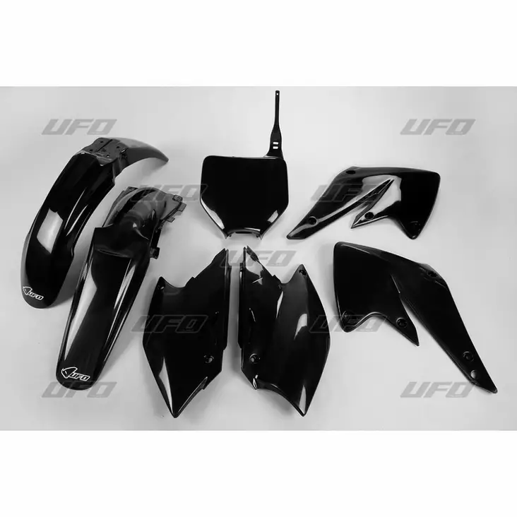 UFO Plastkit 5-delar Svart KXF250 04-05 - Plastkit - D33623 - 1
