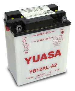 Yuasa Batteri YB12AL-A2 (CP) Inkl syra ( - Batterier - D2683 - 1