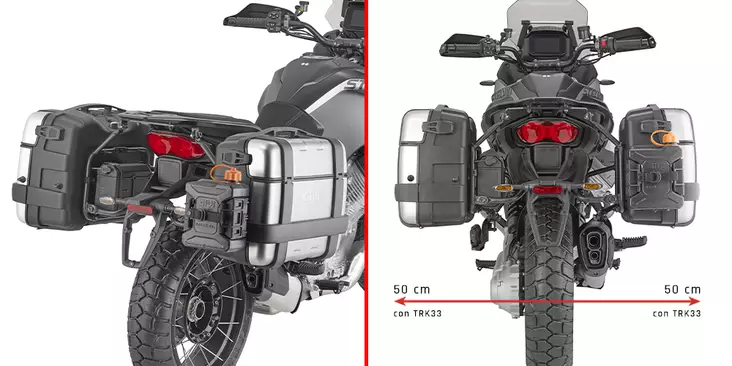 Givi Pannier Hold. Moto Guzzi Stelvio (2 - Monteringsatser & Pakethållare - D491483 - 1