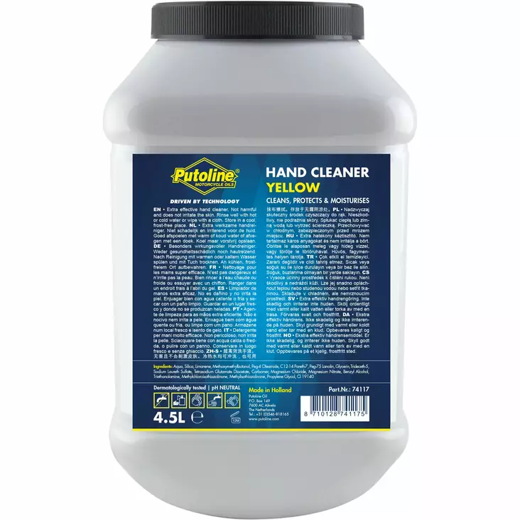 Putoline Hand Cleaner Yellow- 4,5L (4) - Tvättmedel - D526873 - 1