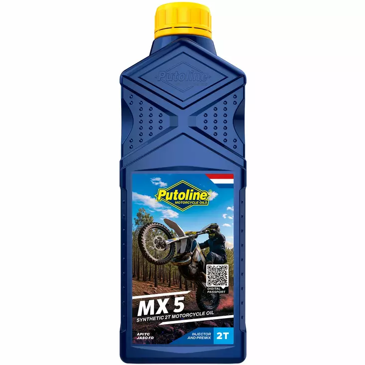 Putoline MX5- 1L (12) - Motorcykeloljor 2T - D526773 - 1