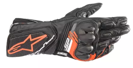Alpinestars Handske SP-8 v3 Svart/Fluo R - MC Skinnhandskar  - D355874 - 1
