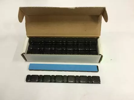 Bal. vikt SVART 6x2.5gr + 6x5gr (15st) H - Övrigt däcktillbehör - D103854 - 1