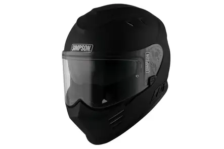 SIMPSON Hjälm Venom 06 solid matt black - Integralhjälm - D471594 - 1