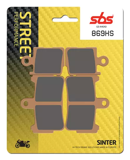 Sbs Bromsklossats Sintered - Bromsbelägg - D107134 - 2