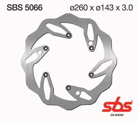 Sbs bromsskiva Standard - Bromsskivor - D131164 - 1