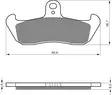GOLDFREN Bromsbelägg 006 Ceramic Carbon - Bromsbelägg - D19254 - 1