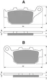 GOLDFREN Bromsbelägg 306 Ceramic Carbon - Bromsbelägg - D89914 - 1