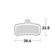 Motomaster Brake pad bicycle Organic Pro - Bromsbelägg - D461654 - 1