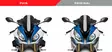Puig Downforce Spoilers Bmw S1000Rr 15'- - Kåpor & Vingar Street - D260694 - 1