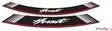 Puig Kit 8 Rim Strips Hornet C/Silver - Fälgdekaler - D182444 - 1