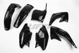 UFO Plastkit 5-delar Svart CR125/250 02- - Plastkit - D33574 - 1